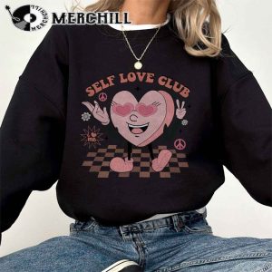 Retro Self Love Club Shirt Affirmation Gift 2