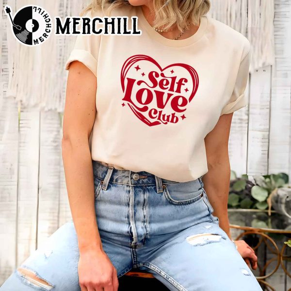 Seft Love Club Shirt Valentine Gift for Single