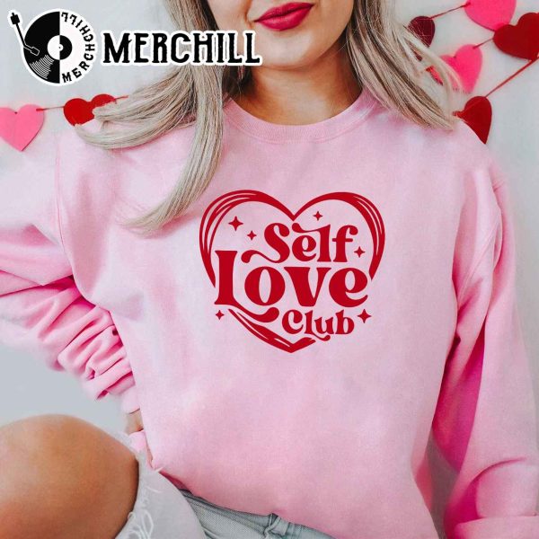 Seft Love Club Shirt Valentine Gift for Single