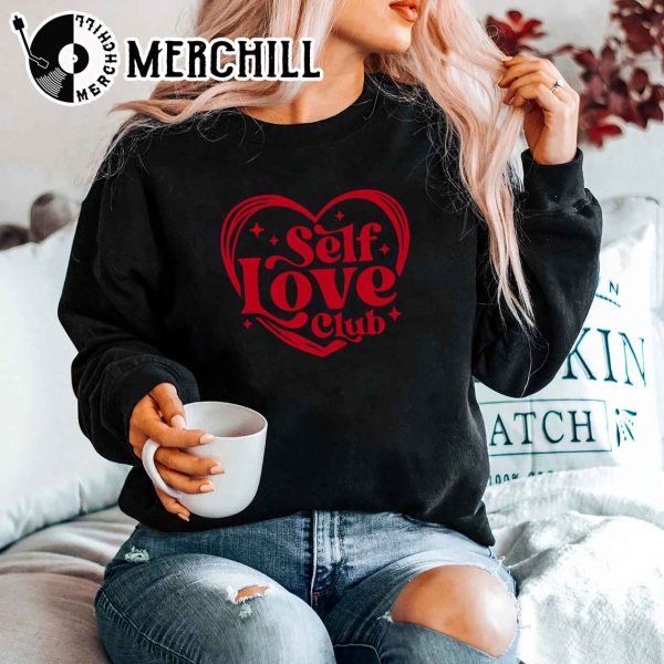 Seft Love Club Shirt Valentine Gift for Single