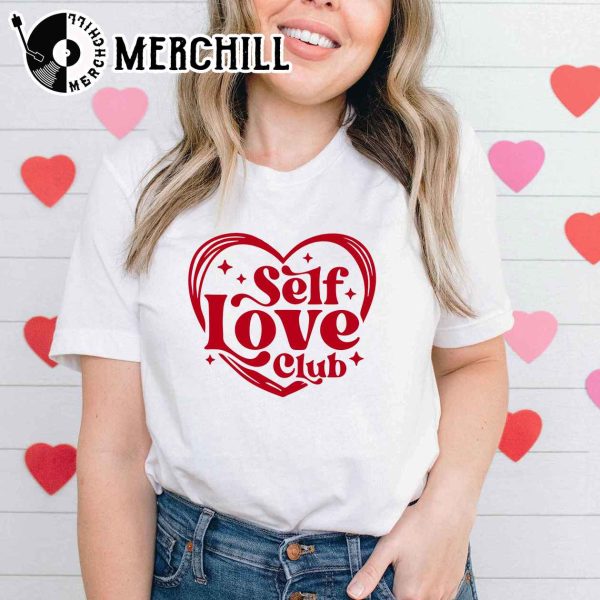 Seft Love Club Shirt Valentine Gift for Single