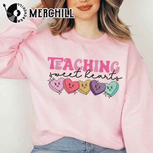 Valentines Day Teacher Sweatshirt Teacher Valentines Day Gift