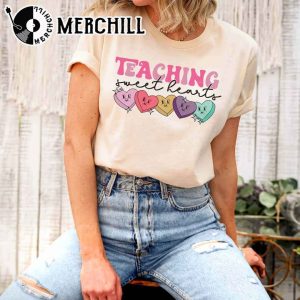 Valentines Day Teacher Sweatshirt Teacher Valentines Day Gift 4