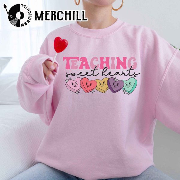 Valentines Day Teacher Sweatshirt Teacher Valentines Day Gift