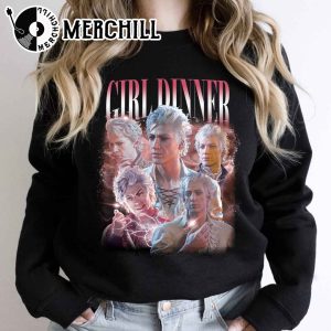 Vintage Girl Dinner Vintage T Shirt Astarion Baldurs Gate 3 1