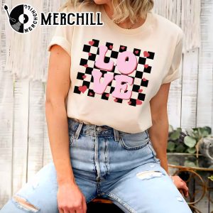 Vintage Love Valentine Shirt Valentine Gift for Her 3