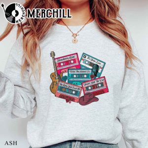Western 90s Country Music Cassettes Sweatshirt Valentines Cowgirl Shirt 3