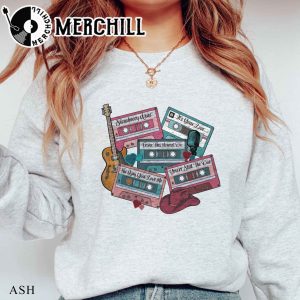 Western Valentine Cassette Sweatshirt Valentines Cowboy Gift 3