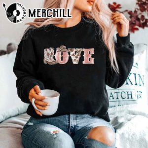 Western Valentine Love Shirt Cowboy Rodeo Gift 2