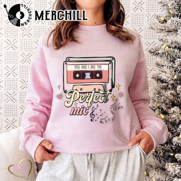 You And I Are The Perfect Mix Sweatshirt Radio Cassette Valentine Shirt