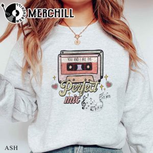 You And I Are The Perfect Mix Sweatshirt Radio Cassette Valentine Shirt 4
