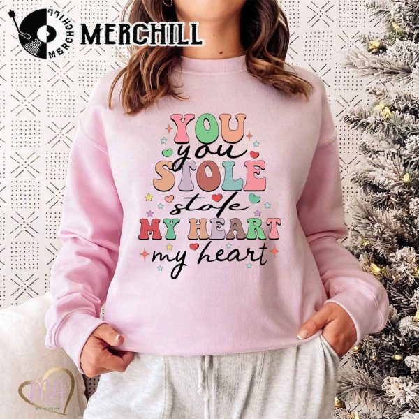 You Stole My Heart Shirt Retro Funny Valentine’s Day Gift