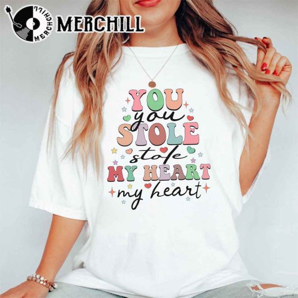 You Stole My Heart Shirt Retro Funny Valentine’s Day Gift