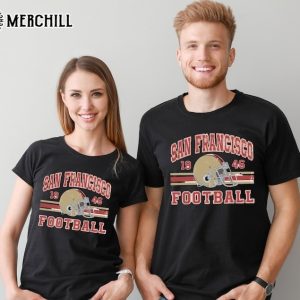 Distressed San Francisco Football Shirt Gift for 49ers Football Fan San Fran 49 Gift Game Day 2