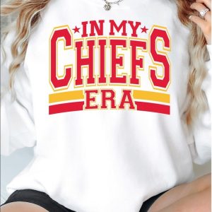 Retro In My Chiefs Era Shirt Travis Kelce NFL Kansas City Football Shirt 3