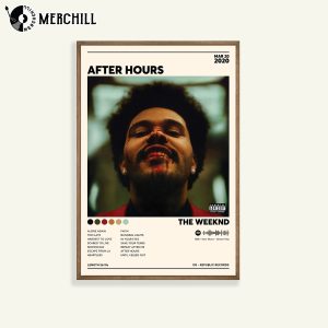 After Hours Poster The Weeknd Album Cover Print