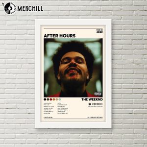 After Hours Poster The Weeknd Album Cover Print 3