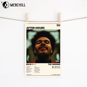 After Hours Poster The Weeknd Album Cover Print 4