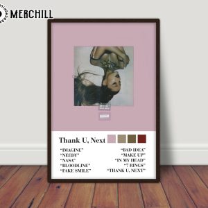 Ariana Grande Thank U Next Album Cover Poster Gift For Music Lovers 2