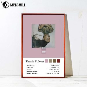 Ariana Grande Thank U Next Album Cover Poster Gift For Music Lovers 3