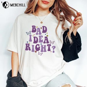 Bad Idea Right Shirt Rodrigo World Tour Concert Shirt