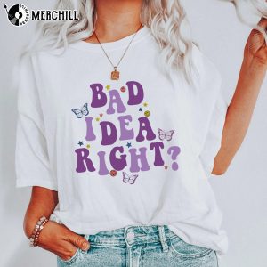 Bad Idea Right Shirt Rodrigo World Tour Concert Shirt 4