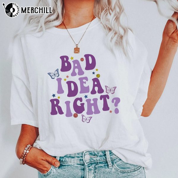 Bad Idea Right Shirt Rodrigo World Tour Concert Shirt
