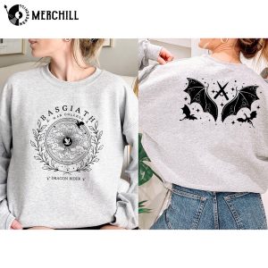 Basgiath War College 2 Sided Sweatshirt Fourth Wing Shirt 3