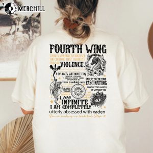 Basgiath War College Dragon Rider Fourth Wing Tshirt 5