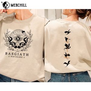Basgiath War College Sweatshirt Fourth Wing Riders Quadrant