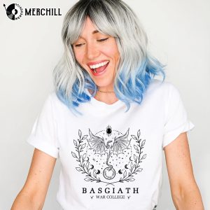 Basgiath War College T Shirt Violet Sorrengail Dragon Shirt 4