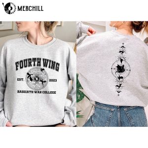 Fourth Wing Est 2023 Basgiath War College Shirt Book Lover Gift 3
