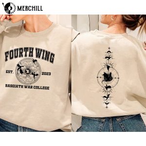 Fourth Wing Est 2023 Basgiath War College Shirt Book Lover Gift