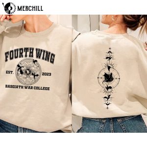 Fourth Wing Est 2023 Basgiath War College Shirt Book Lover Gift - Happy  Place for Music Lovers