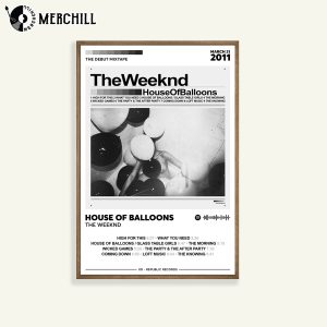 House of Balloons Poster The Weeknd Album Cover Print 2
