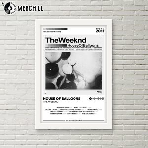House of Balloons Poster The Weeknd Album Cover Print 3