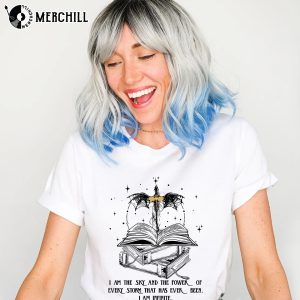 I am the Sky And The Power Of Every Storm That Has Ever Been Shirt Dragon Rider Violet Sorrengail 4