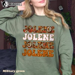 Jolene Shirt Hippie Floral Leopard Jolly Song Shirt 2