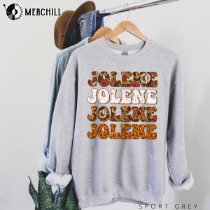 Jolene Shirt Hippie Floral Leopard Jolly Song Shirt 3