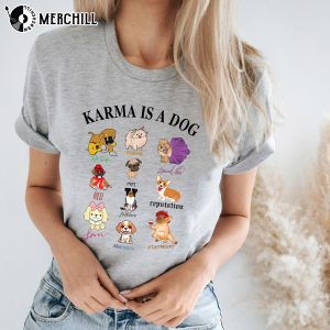 Karma is a Dog Shirt Eras Tour Album Merch 4