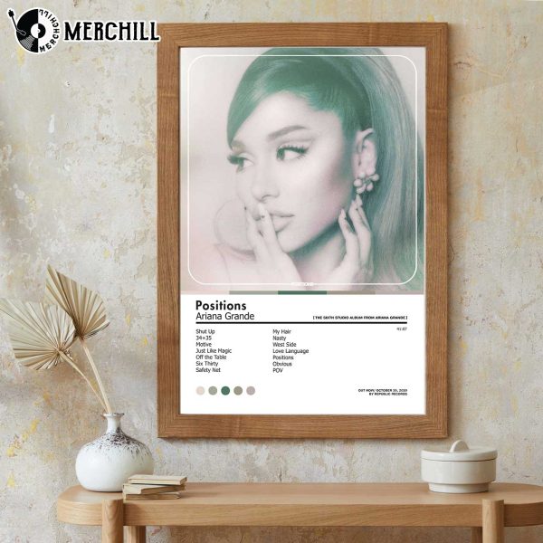 Positions Album Poster Gift for Ariana Grande Fans