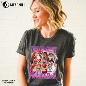 Taylor Swift Travis Kelce Shirt Swiftie Vintage 90s Style Bootleg Shirt 3