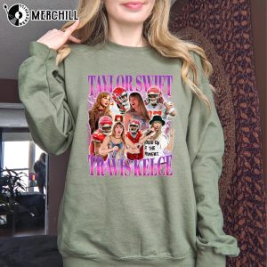 Taylor Swift Travis Kelce Shirt Swiftie Vintage 90s Style Bootleg Shirt 4
