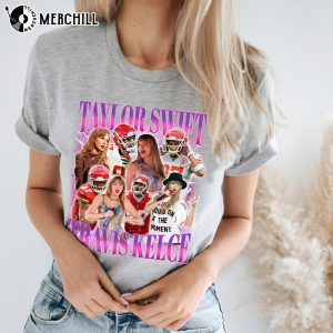 Taylor Swift Travis Kelce Shirt Swiftie Vintage 90s Style Bootleg Shirt 8