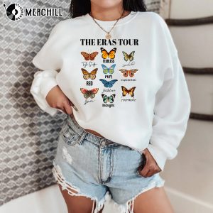 The Eras Tour Butterfly Shirt Taylor Swift Fan Merch Gift