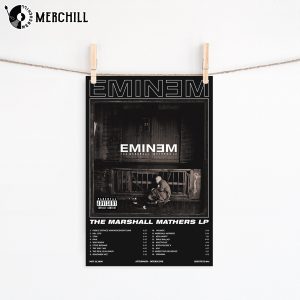The Marshall Mathers LP Poster Eminem Wall Art