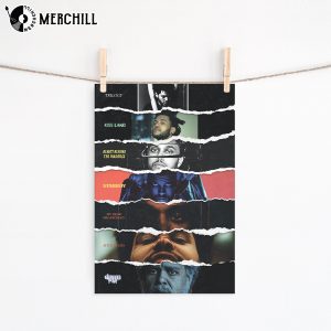 The Weeknd Album Covers Poster Aesthetic Print 4