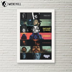 The Weeknd All Album Covers Poster Star Boy Dawn FM After Hours 3