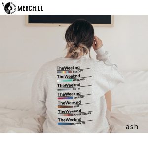 The Weeknd All Albums Shirt Starboy After Hours Album 4