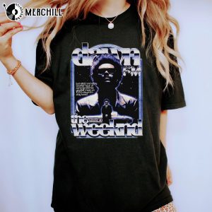 The Weeknd Dawn FM Shirt Hiphop Lover Fan Gift 3